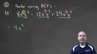 Factoring   GCFs Example 2