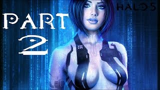 Halo 5 Guardians Walkthrough Gameplay Part 2 - Cortana (Xbox One)