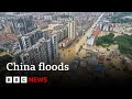 Banjir Tiongkok: Puluhan ribu orang dievakuasi dari Guangdong setelah hujan lebat | Berita BBC