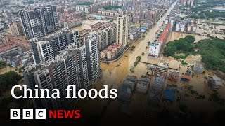 China floods: Tens of thousands of people evacuated from Guangdong after heavy r