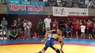 秋田vs青森【48kg】2013秋田県少年少女大会 48kg級 山谷洸芽vs大澤直也