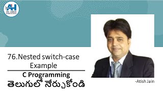 76. Nested switch-case Example | C Programming in Telugu