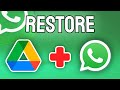 How to Restore Backup in Whatsapp From Google Drive - Full Guide