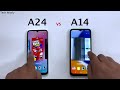 SAMSUNG A24 vs A14 5G - Speed Test