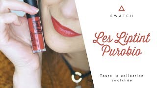 💄MATTE LIQUID LIPSTICK BIO \u0026 VEGAN (Purobio Swatch) !! | SHAKERMAKER