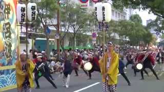 備中岡山 伊呂波 10日 追手筋(北) 本家高知よさこい2013 mususukunjp