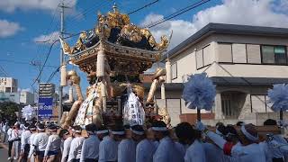 令和３年 和久屋台 チョーサ 魚吹八幡神社 10月21日