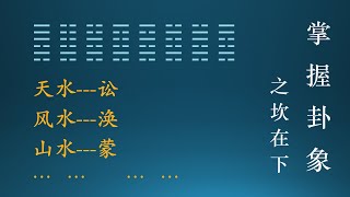 【易经·基础19· 64卦卦象·坎在下】 本集视频为你介绍64卦中——坎在下的八个卦。