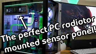 The perfect PC radiator (or fan) mounted LCD sensor panel!