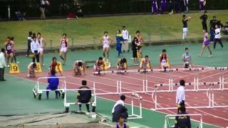 2014関西種目別　110ｍH　予選　山田