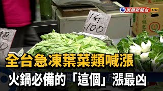 低溫葉菜類喊漲 茼蒿一斤160漲最凶－民視新聞