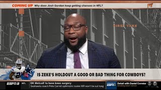 [ARGUE AGAINST] Is Zeke's holdout a good or bad thing for Cowboys? | FIRST TAKE