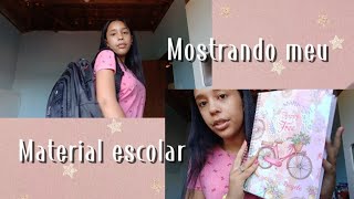 •|Mostrando meu material escolar|•🎒📚