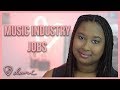 Jobs and Roles In The Music Industry | Dani Alexandria