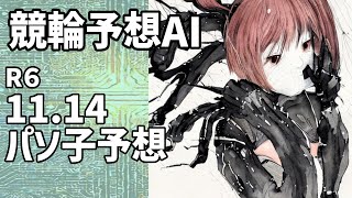 【競輪予想ＡＩ】2024.11.14【パソ子予想】