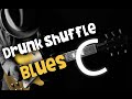 Blues Backing Track Jam  - Ice B. - Drunk Shuffle Blues in C