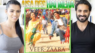 AISA DES HAI MERA | VEER-ZAARA | Shah Rukh Khan, Preity Zinta | REACTION!!
