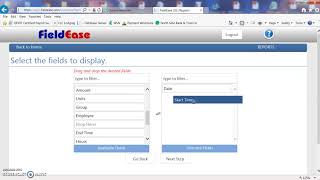 Creating Your Field Ease Report