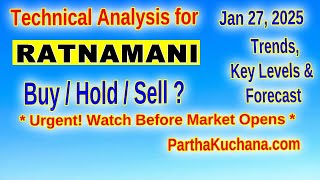 Ratnamani Metals: Technical Analysis \u0026 Trading Signals 2025