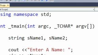 C++ Win32 Console Tutorial 9 - getline() Function