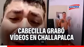 🔴🔵Challapalca: Cabecilla de banda criminal grababa videos al interior del penal