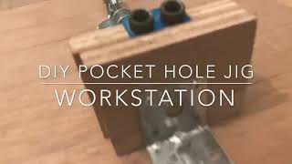 DIY Pocket Hole Jig Workstation