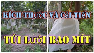 Túi lưới bao mít |túi bao mít|long mit vlog