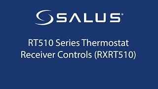 RT510 Series Thermostat - RXRT510 Receiver Controls