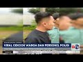 video viral cekcok warga dan personel polisi