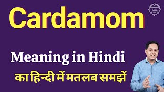 Cardamom meaning in Hindi | Cardamom ka kya matlab hota hai | online English speaking classes