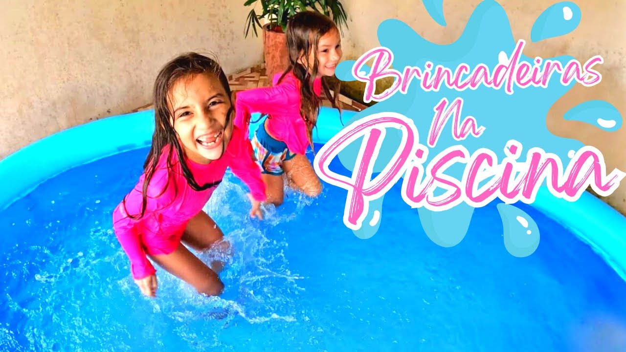 Brincadeiras Na Piscina Família Silva Piscinas Brincadeiras Youtube