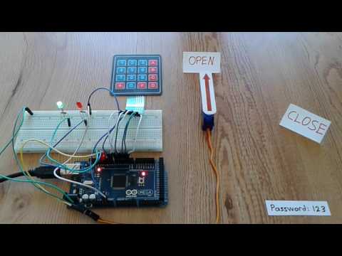 Smart Card Based Door Security System Project Password Based