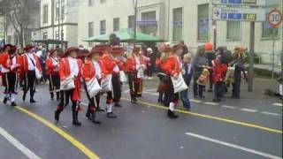 1 . Damen KG Altstadt-Blüten im Rosenmontagsumzug 2012 durch die Recklinghäuser Innenstadt