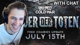 xQc react to Call of Duty: Black Ops Cold War Season Four: Mauer Der Toten - Official Trailer