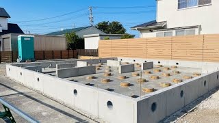 新築「木のひらや」20坪 御前崎市U様邸 ①基礎施工中　株式会社ユキトシ