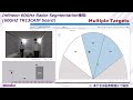 infineon🄬 bgt60tr13c aip 60ghz fmcw radar セグメント検知