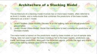 Stacking Ensemble in Python