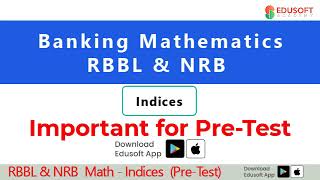 NRB \u0026 RBB Banking class in English Medium | Banking Mathematics RBB \u0026 NRB Pre-Test