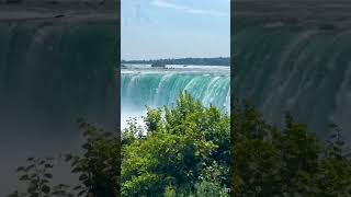 পৃথিবীর সবচেয়ে সুন্দর জলপ্রপাতের একটি (Beautiful waterfalls in the world)#niagarafalls#viralshort