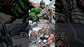 Hulk (all forms) vs Thor (all forms) | #battle