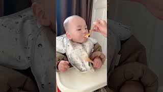 #十一月龄宝宝的日常，今日辅食一锅出 #带娃日常vlog #baby #宝宝 #cute