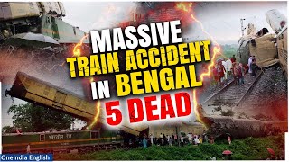 West Bengal Train Accident: 15 Dead in New Jalpaiguri Train Crash, Multiple Feared Trapped| Watch