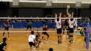 東山 vs 開智 第1セット 近畿大会男子 決勝戦 2019.07.15 【高校男子バレー・近畿】