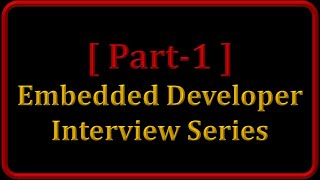 Storage Classes || Part 1 - Interview Questions & Tips for Embedded Developer