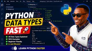 Python Data Types in 4 Minutes 😳 | Beginner Friendly
