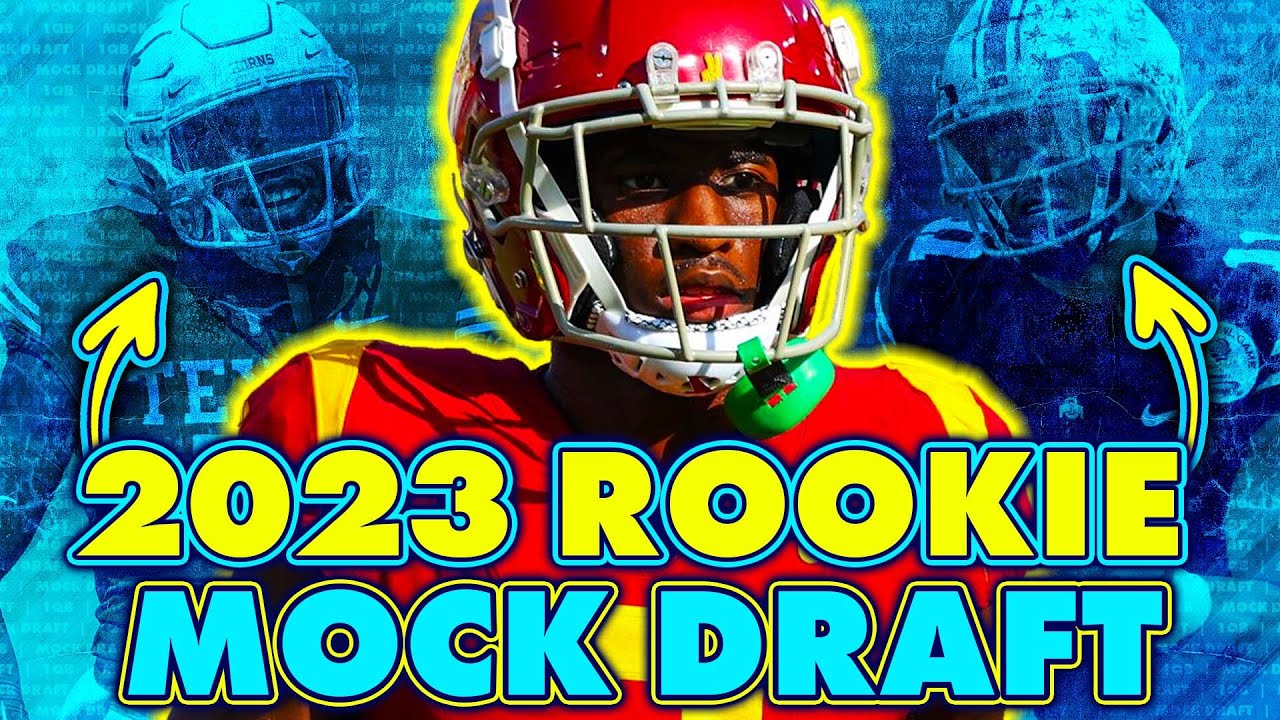 DYNASTY ALERT! 2023 Rookie Mock Draft - YouTube