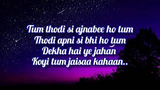 Jo Tum Aa Gaye Ho Full Song Lyrics || Arijit Singh || Javed Akhtar | Manoj | Shetty | Meri Dhadkane