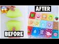 18 EXTREME SLIME PALETTE MAKEOVERS! *fixing my 2 year old slime*