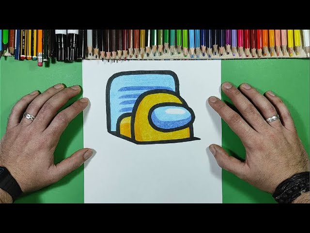 How To Draw AMONG US Step By Step 13 - AMONG US | How To Draw AMONG US ...