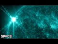 Sun blasts powerful X2-class solar flare, spacecraft sees it